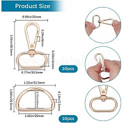 Alloy Swivel Lobster Claw Clasps&nbsp;FIND-BBC0003-78B-G