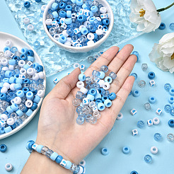720Pcs 6 Styles Plastic & Acrylic Beads&nbsp;KY-YW0001-77