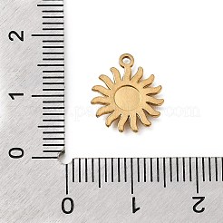 304 Stainless Steel Micro Pave Rhinestone Charms&nbsp;STAS-G369-05G