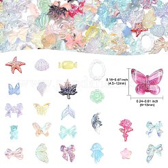 Mixed Shapes Resin Cabochons&nbsp;MRMJ-CJC0001-16