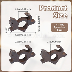 6Pcs Wooden Reading Aid Thumb Page Holder&nbsp;AJEW-OC0015-33