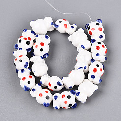 Handmade Porcelain Bead Strands&nbsp;PORC-N011-02C