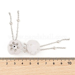 Handmade Luminous Polymer Clay Rhinestone Beads&nbsp;CLAY-H003-10P-02