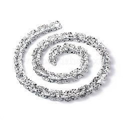 Spray Painted CCB Plastic Boston Link Chains&nbsp;AJEW-JB01047-02