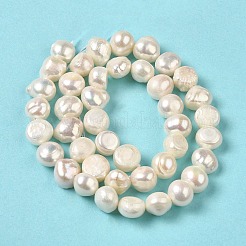 Natural Cultured Freshwater Pearl Beads Strands&nbsp;PEAR-E017-13