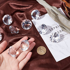 12Pcs Transparent K9 Glass Display Decorations&nbsp;DJEW-SP0001-02