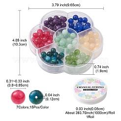 DIY Gemstone Bracelet Making Kit&nbsp;DIY-YW0007-35