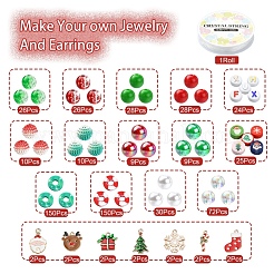 DIY Christmas Bracelet Necklace Making Kit&nbsp;DIY-YW0005-89