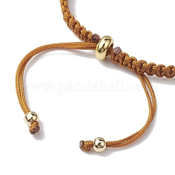 4Pcs 4 Colors Braided Nylon Cord Slider Bracelet Making&nbsp;AJEW-JB01235