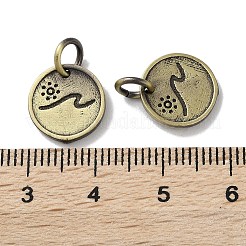 Tibetan Style Brass Pendants&nbsp;KK-M284-34AB