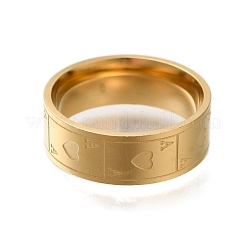 304 Stainless Steel Rings for Women&nbsp;RJEW-S241-06G