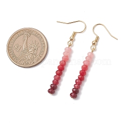 Dyed Natural Malaysia Jade Dangle Earrings&nbsp;EJEW-JE06874