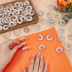 Wheat Straw Mushroom Hole Loose Leaf Ring Round Binder Discs&nbsp;FIND-WH0366-315B