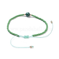 Nylon Thread Braided Beads Bracelets&nbsp;BJEW-JB04346-08