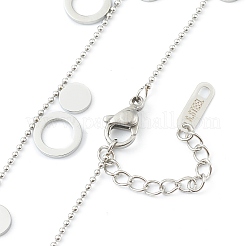 Tarnish Resistant 304 Stainless Steel Charm Bracelets&nbsp;BJEW-F396-17P