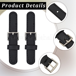 8 Pairs PU Leather Toggle Buckles&nbsp;DIY-GF0012-96B