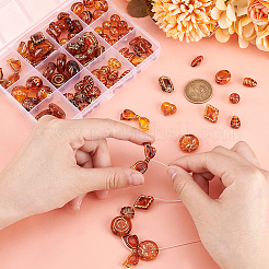 99Pcs 12 Style Imitation Amber Transparent Acrylic Beads&nbsp;MACR-PH0001-69