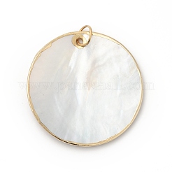 Natural Black Lip Shell Big Pendants&nbsp;BSHE-G029-20G