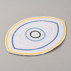 Polyester Sequin Evil Eye Appliques&nbsp;DIY-WH0366-79A