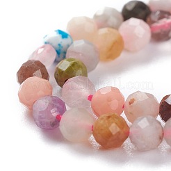 Natural Mixed Gemstone Beads Strands&nbsp;X-G-A026-A04-4mm
