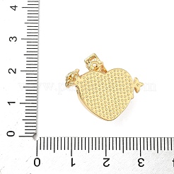 Brass Micro Pave Cubic Zirconia Pendants&nbsp;KK-D426-23A-G