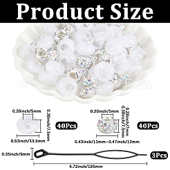 3Pcs Acrylic Hair Pin Bun Maker&nbsp;OHAR-PA0001-01B