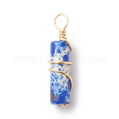 Natural Imperial Jasper Pendants&nbsp;PALLOY-JF01817-08