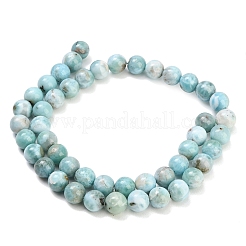 Natural Larimar Beads Strands&nbsp;GG-CBA007A-B01-8.5mm