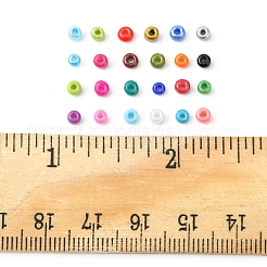 288G 24 Colors 8/0 Baking Paint K9 Glass Seed Beads&nbsp;SEED-FS0001-10