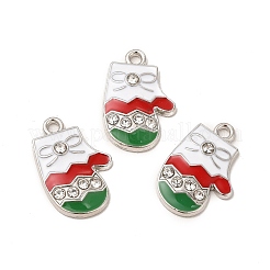 Christmas Alloy Enamel Pendants&nbsp;ENAM-M053-10P