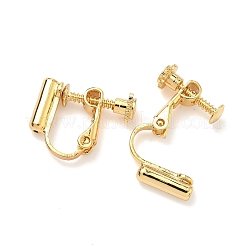 Brass Screw On Clip-on Earring Converters Findings&nbsp;KK-A281-29G