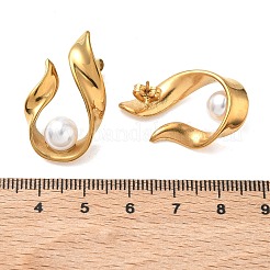 304 Stainless Steel Stud Earrings for Women&nbsp;EJEW-K330-06G