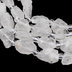 Natural Quartz Crystal Beads Strands&nbsp;GG-CBA0B77-A27-02