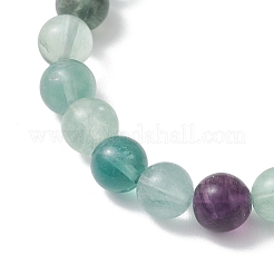 Natural Fluorite Beads Stretch Bracelets for Women&nbsp;BJEW-JB13166