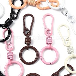 10Pcs Spray Painted Alloy Iron Spring Gate Rings&nbsp;FIND-FS0004-54