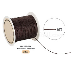 2 Rolls Nylon Braided Cord&nbsp;NWIR-TA0001-26B