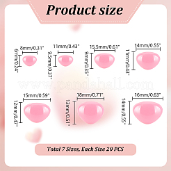 140Pcs 7 Styles Craft Plastic Doll Noses&nbsp;KY-GA0001-32