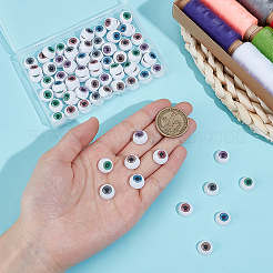 6 Bags 6 Colors Resin Safety Craft Eye&nbsp;DIY-PH0031-24