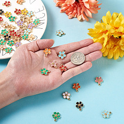 72Pcs 12 Colors Eco-Friendly Zinc Alloy Pendants&nbsp;FIND-CD0001-20