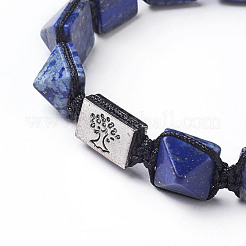 Natural Lapis Lazuli Braided Bead Bracelets&nbsp;BJEW-I273-J08