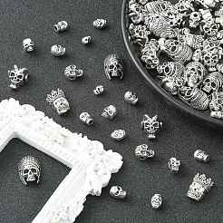 150Pcs 10 Styles Tibetan Style Alloy Beads&nbsp;TIBEB-CJ0001-21