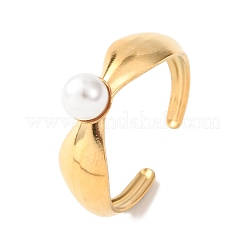304 Stainless Steel Cuff Open Rings&nbsp;RJEW-C151-02G