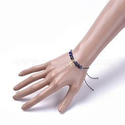 Adjustable Braided Bead Bracelets&nbsp;BJEW-JB04899-04