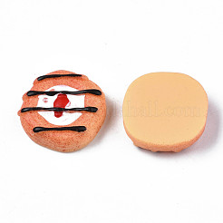 Opaque Epoxy Resin Cabochons&nbsp;CRES-S358-73