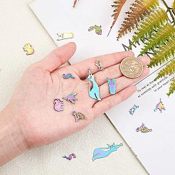 201 Stainless Steel Kitten Pendants&nbsp;STAS-UN0004-57