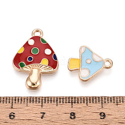 Alloy Enamel Pendants&nbsp;PALLOY-T094-15M