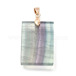 Natural Fluorite Pendants&nbsp;G-P487-05G