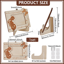 1 Set Wood Pregnancy Photo Frame Stand&nbsp;ODIS-FG0001-86A