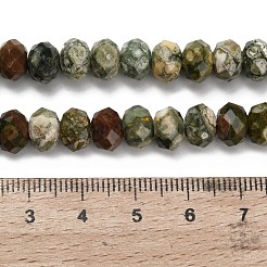 Natural Rhyolite Jasper Beads Strands&nbsp;G-Z111-A14-01