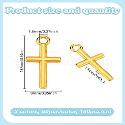 150Pcs 3 Colors Alloy Pendants&nbsp;FIND-LP0001-28